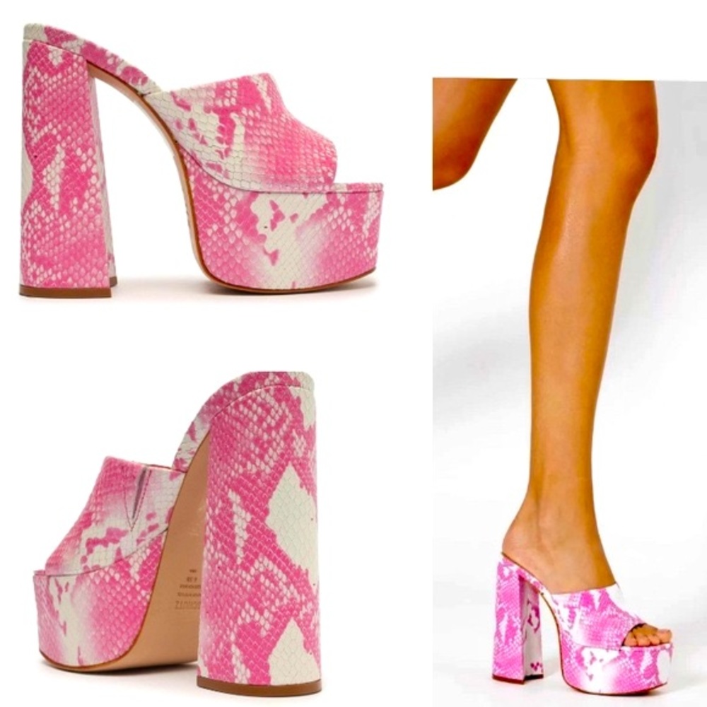 SCHUTZ Rose Snake Darah Wild Sandal